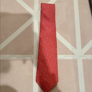 Hermes Silk Christmas Tree Holiday Tie